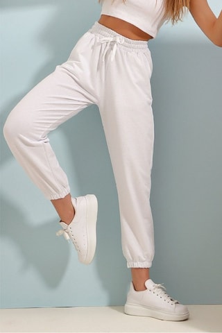 Pantaloni sportivi - Ecrù