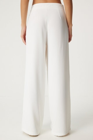 Pantaloni palazzo - Bianco