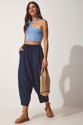 Pantaloni alla turca - Navy