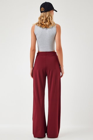 Pantaloni palazzo - 
Bordeaux