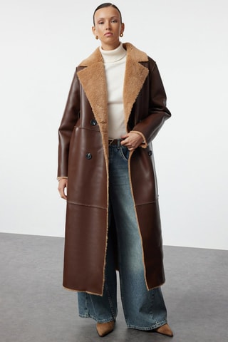 Cappotto double face - Marrone