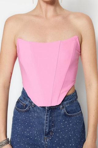 Crop top bustier Rose