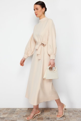 Vestido largo - Beige