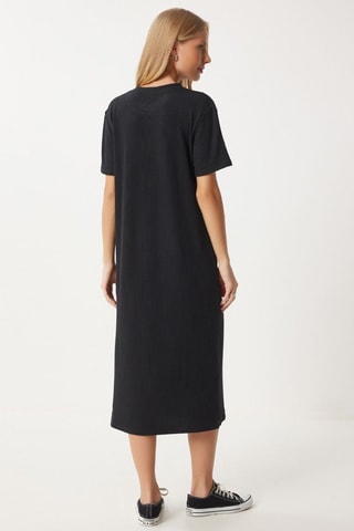 Vestido recto - Negro