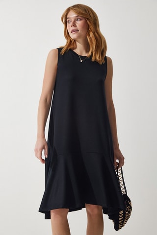 Vestido trapecio - Negro