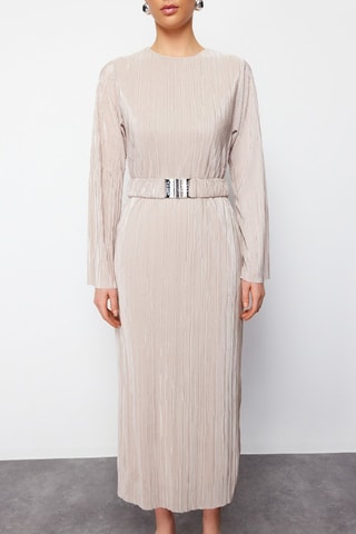 Vestido largo - Beige