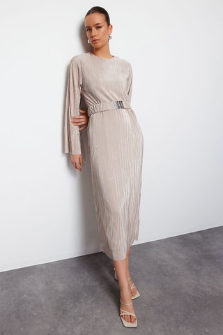 Vestido largo - Beige