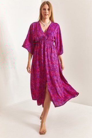 Vestido largo - Fucsia