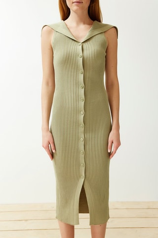 Vestido camisero - Verde