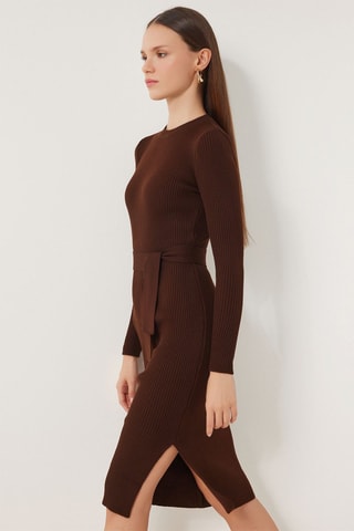 Abito maglia - Marrone