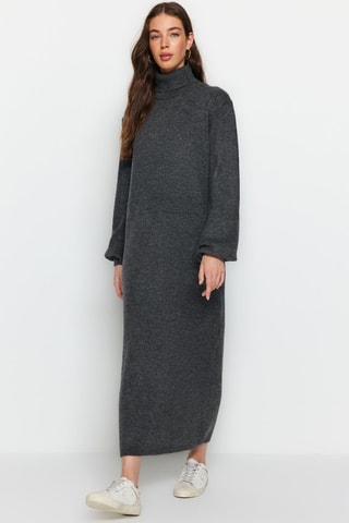 Vestido jersey - Gris