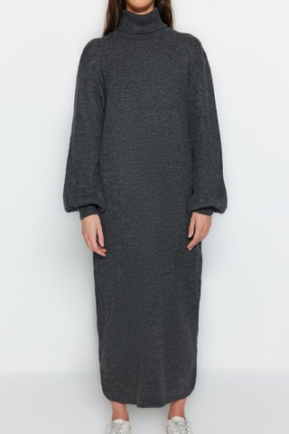 Vestido jersey - Gris