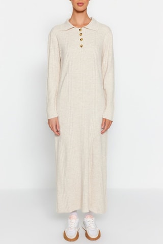 Abito a polo - Beige