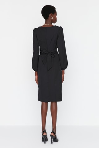 Vestido midi - Negro