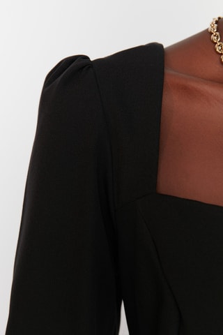 Vestido midi - Negro