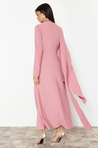 Abito lungo regular - Rosa