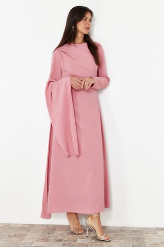 Abito lungo regular - Rosa