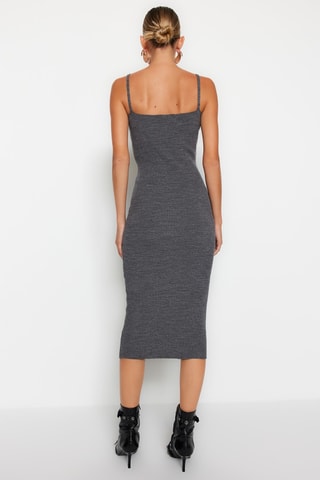 Abito a tubino - Antracite melange