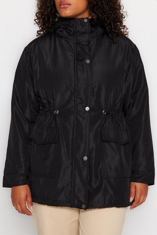 Giacca a vento con cappuccio - Nero