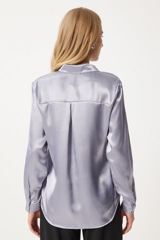 Camicia regular - Grigio