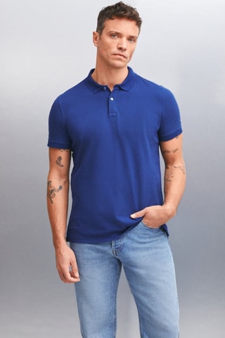 Polo regular - Blu chiaro