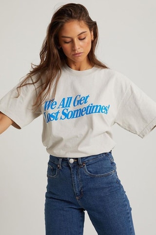 T-shirt oversize - Ecru