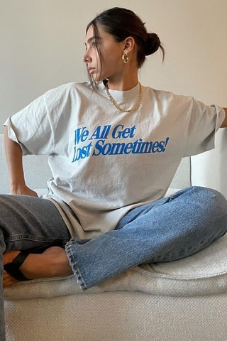 T-shirt oversize - Ecru