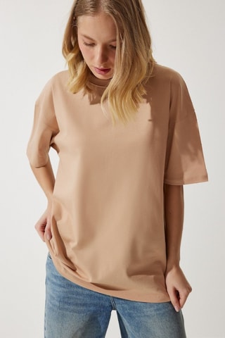 T-shirt oversize - Beige