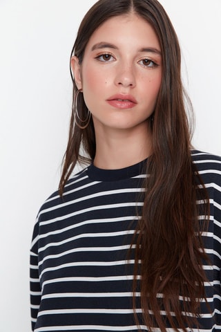 Felpa oversize - Navy