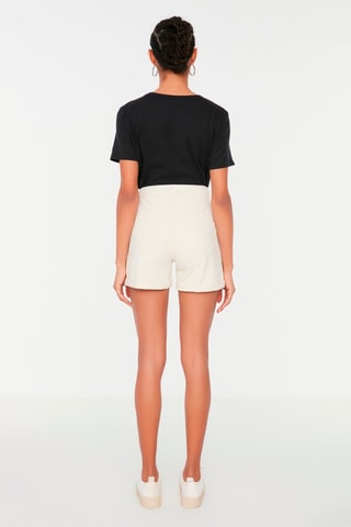 Shorts in jeans - Ecrù