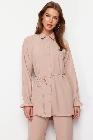 Set camicia e pantaloni - Taupe