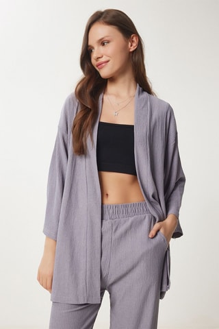 Kimono e pantaloni - Grigio
