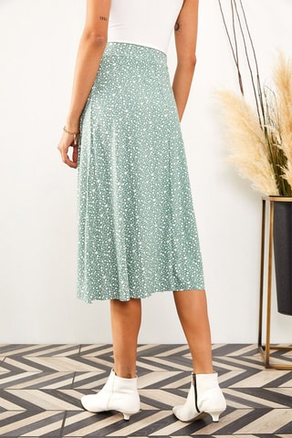 Gonna a portafoglio - Verde acqua