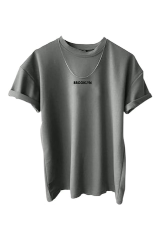 3 t-shirt - Grigio e marrone