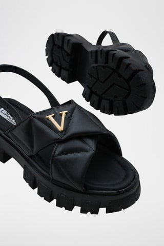 Sandali platform - Nero