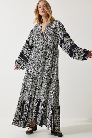 Vestido largo - Negro