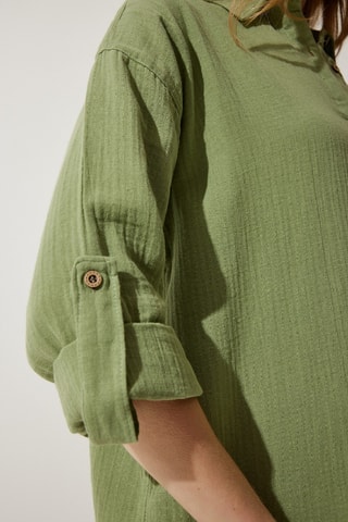 Abito a camicia - Verde
