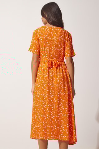 Vestido midi - Naranja