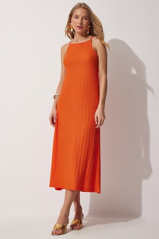 Vestido recto - Naranja