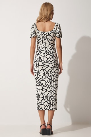 Vestido midi - Blanco