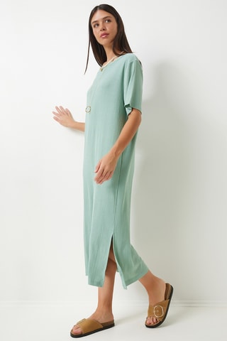 Abito t-shirt - Verde acqua