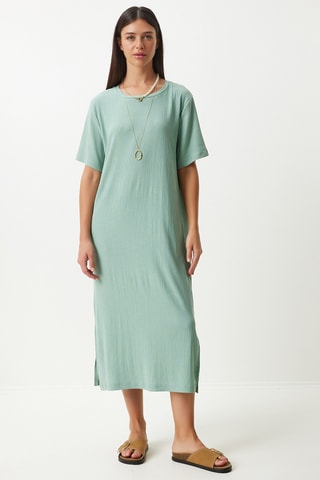 Abito t-shirt - Verde acqua