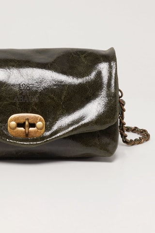 Sac bandoulière en cuir Hero - Kaki