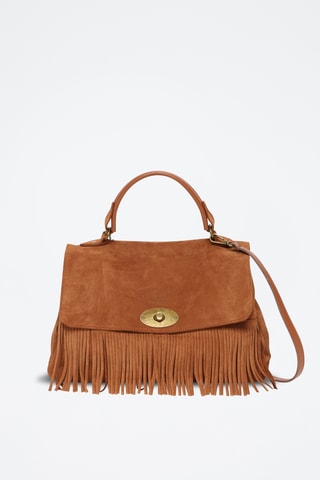 Sac à main en nubuck Mick Frange - Camel