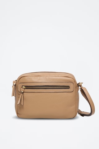 Sac bandoulière en cuir Maelys - Camel