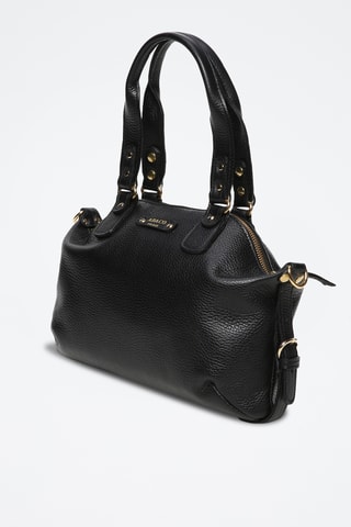 Sac à main en cuir Mini Odelia - Noir