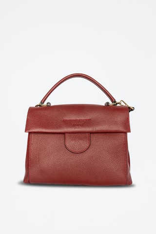 Sac à main en cuir Nix  - Bordeaux