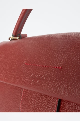 Sac à main en cuir Nix  - Bordeaux