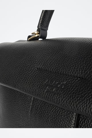 Sac à main en cuir Nix  - Noir