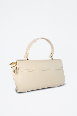 Sac à main en cuir Noa  - Beige